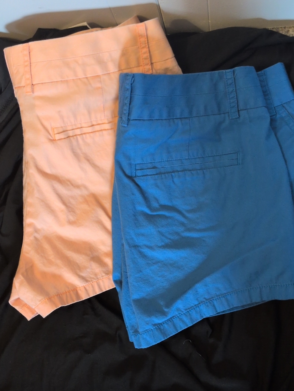 J. Crew Peach and Blue Women's Shorts